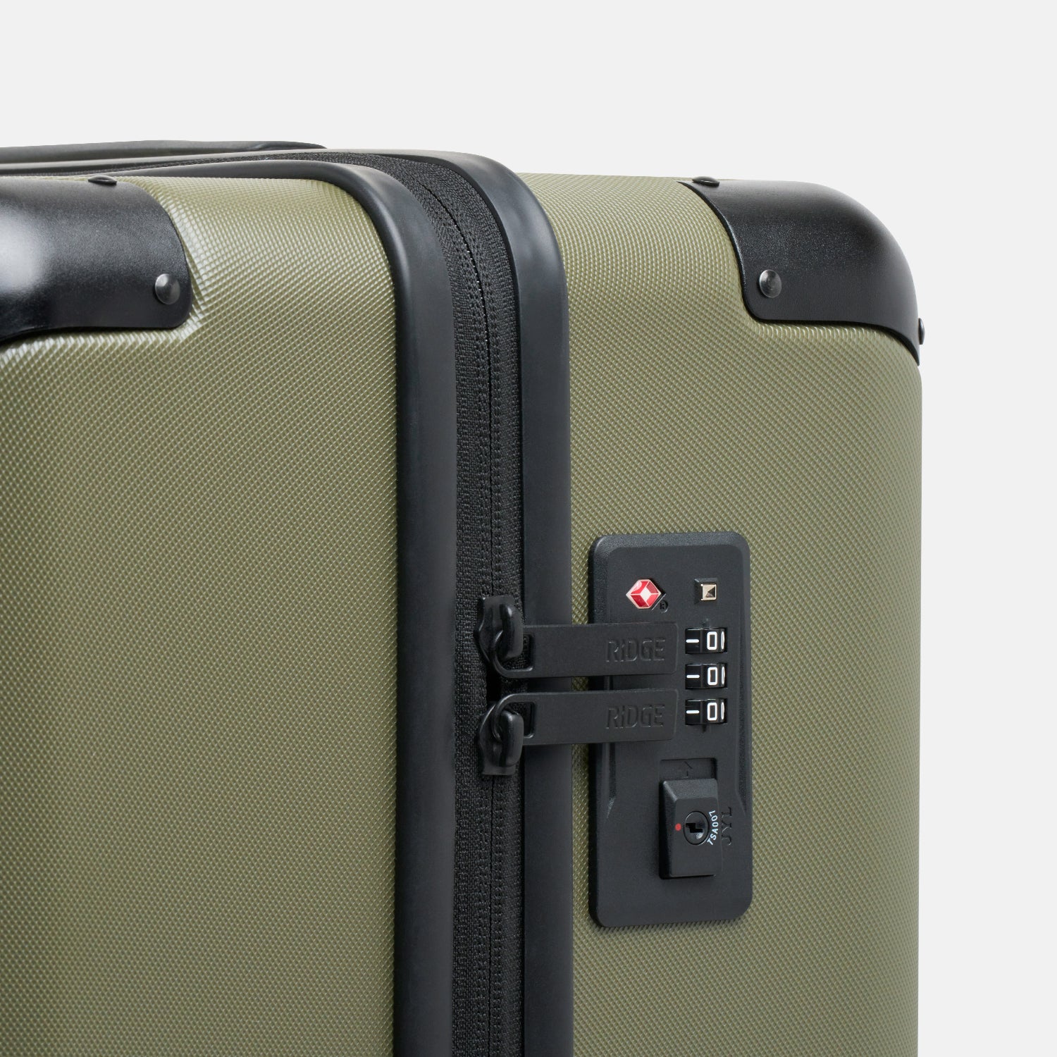The Ridge Check In Matte Olive Minimalist Wallet - Slim RFID Blocking Front Pocket Wallet for Men & Women | Perfect for Travel, Everyday Carry & Outdoor Adventures