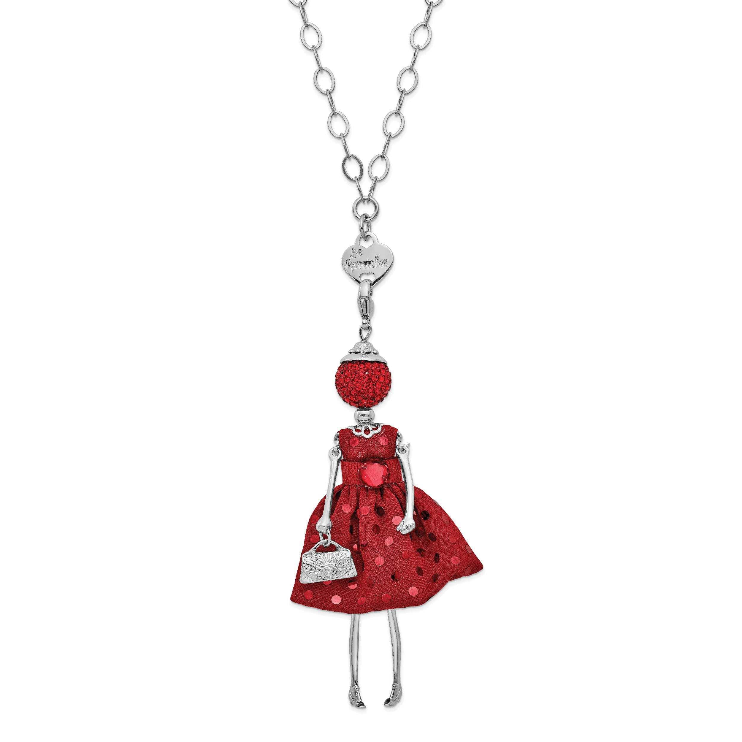 Swarovski Crystal Doll Charm Chain - Elegant & Sparkling Jewelry for Bracelets, Necklaces & DIY Crafts | Perfect Gift for Girls, Women & Collectors