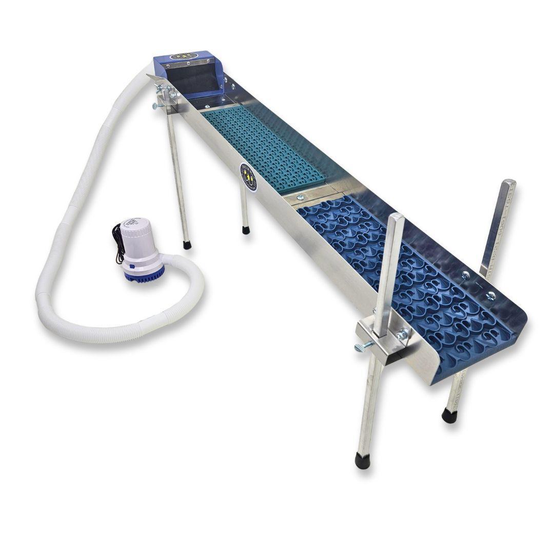 Prospector's Dream 6 x 42 Power Sluice Kit with Adjustable Legs - Long Gold Sluice Box for Efficient Gold Panning & Prospecting - Perfect for River Mining & Outdoor Adventures