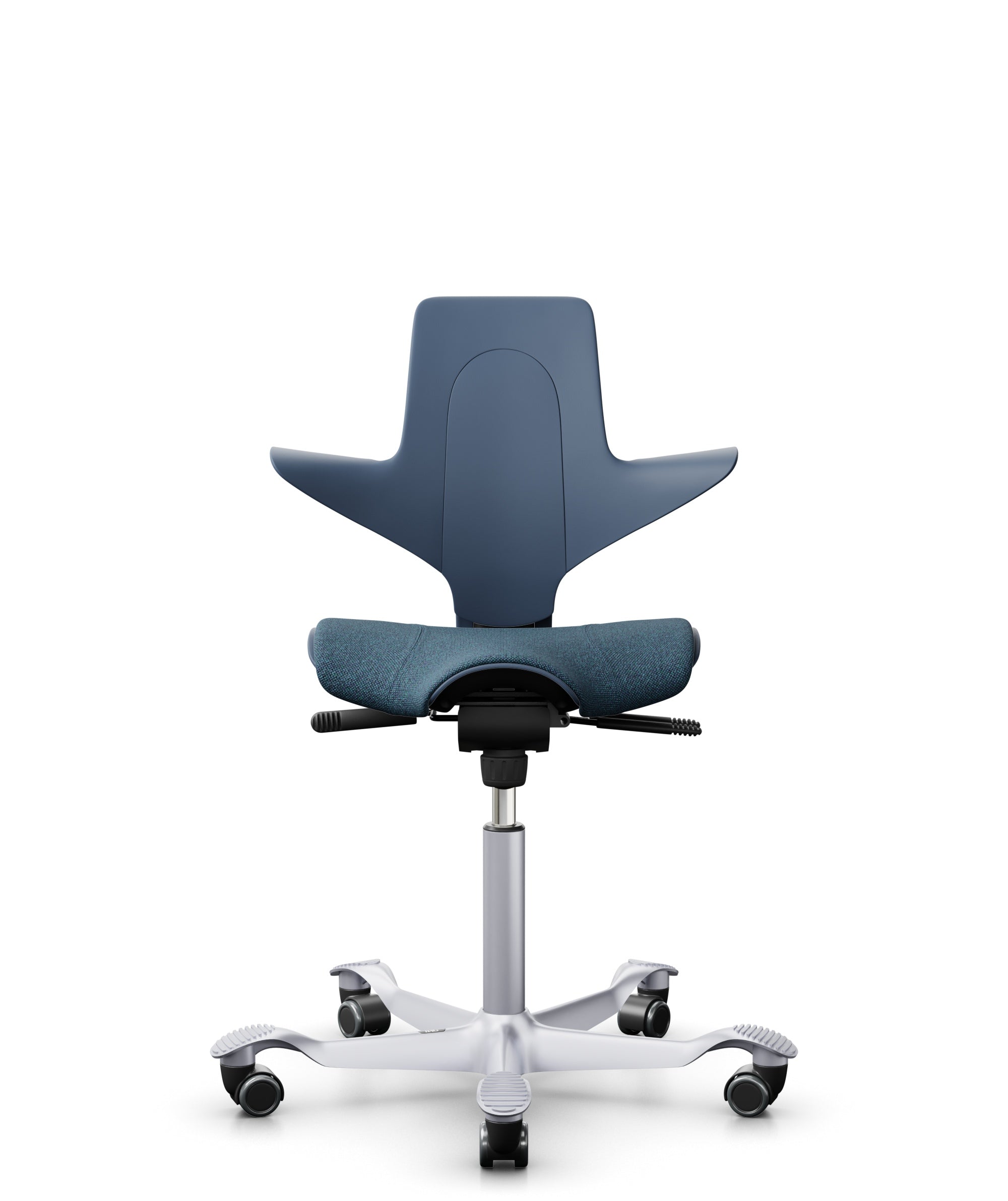 HÅG Capisco Puls 8020 Ergonomic Office Chair - Blueberry Color | Adjustable Height & Seat | Modern Design for Home & Workspaces | Perfect for Standing Desks & Creative Professionals