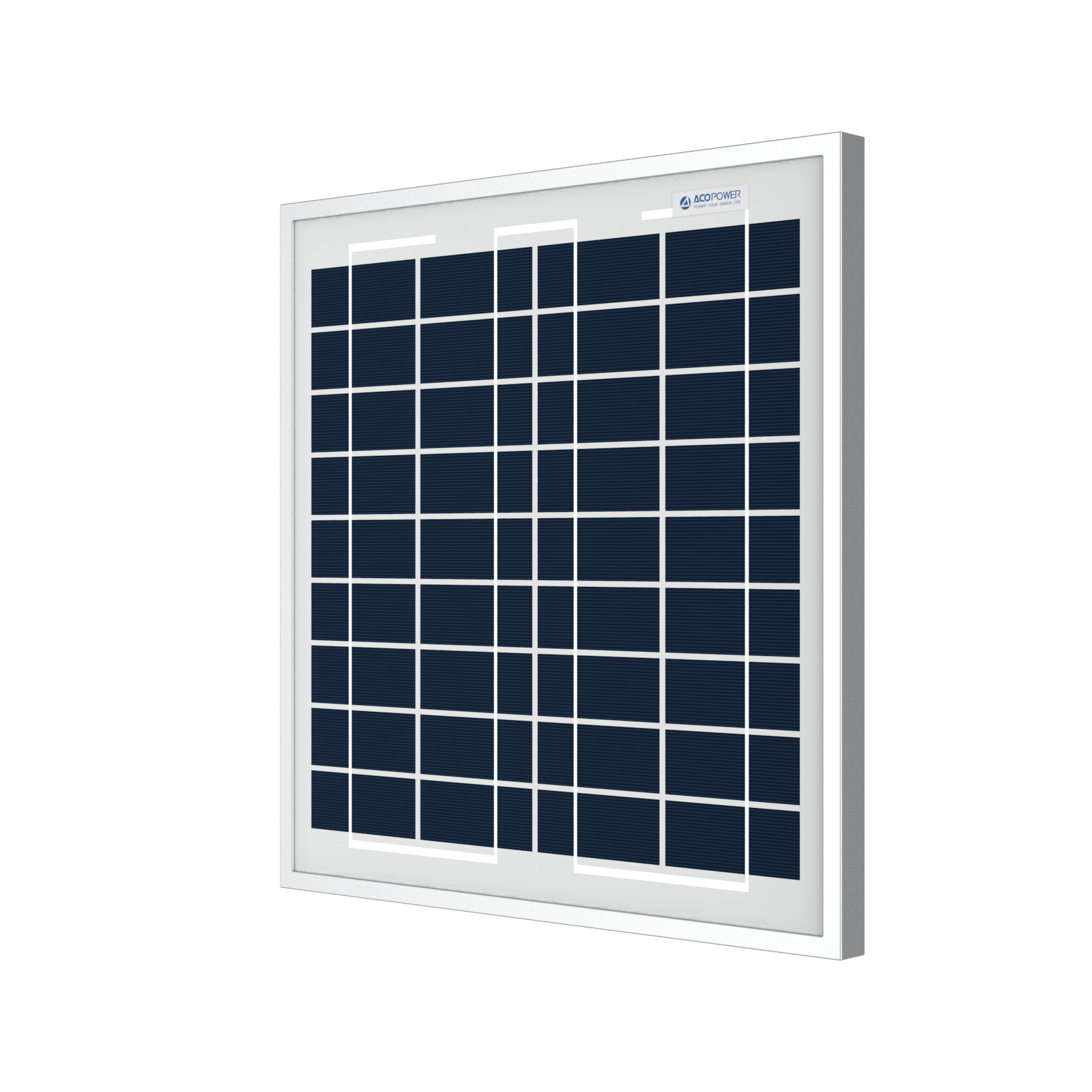 ACOPower 15W Polycrystalline Solar Panel - 12V Battery Charger for RV, Boat, Camping & Off-Grid Power Supply | Portable Solar Charging Solution for Outdoor Adventures