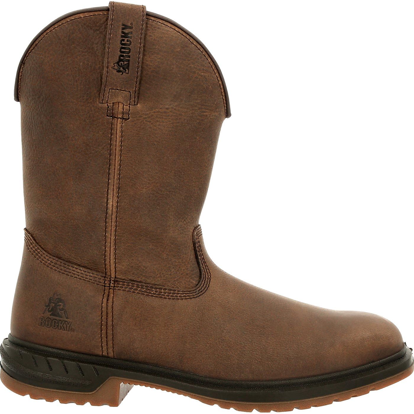 ROCKY Men's RKW0346 Western Boots - Durable Cowboy Boots for Men, Comfortable Work & Riding Boots - Perfect for Ranch Work, Horseback Riding & Country Fashion