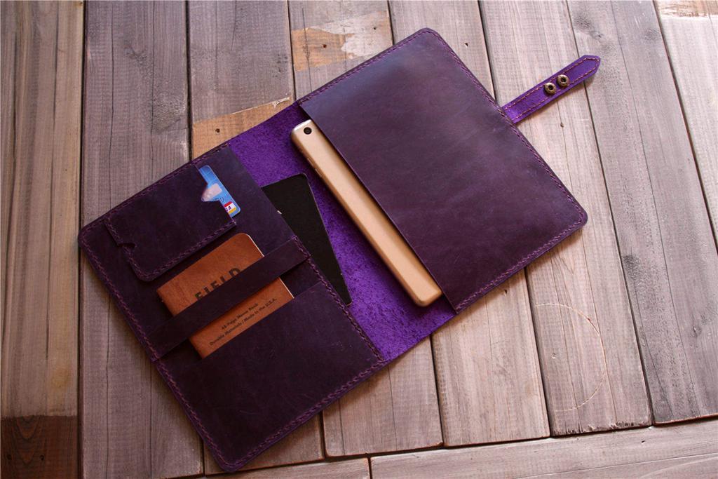 Personalized Purple Leather Kobo Forma Case Sleeve - Custom Protective Cover for Kobo Forma E-Reader - Perfect for Reading, Travel & Daily Commute