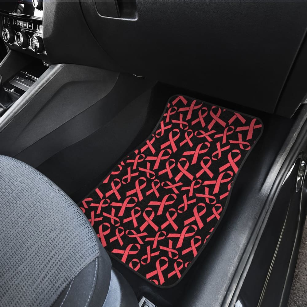 Breast Cancer Survivor Gift - Custom Car Floor Mats for Cancer Awareness & Support - Perfect for Survivors, Patients & Caregivers - Inspirational & Motivational Car Accessory