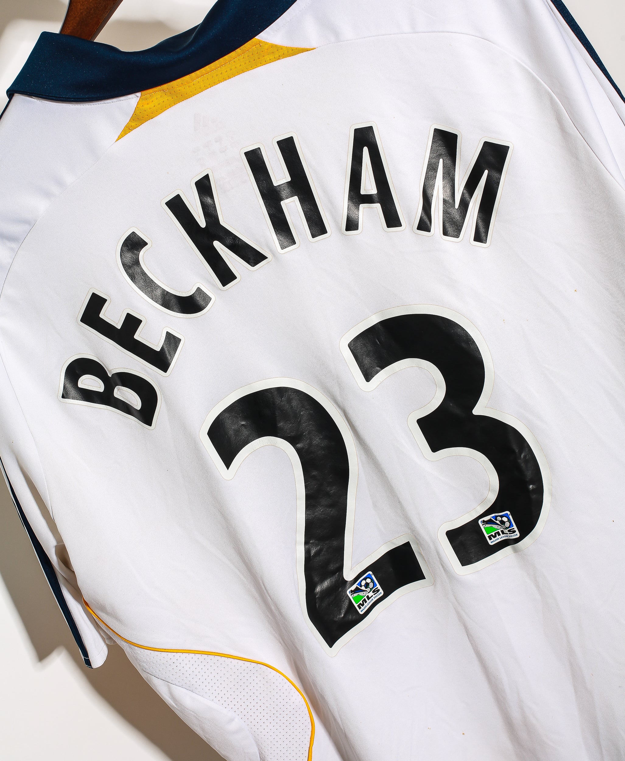 2006 Los Angeles Galaxy David Beckham Home Soccer Jersey #23 - Authentic Replica for Fans & Collectors - Perfect for Matchdays, Cosplay, and Sports Memorabilia Display
