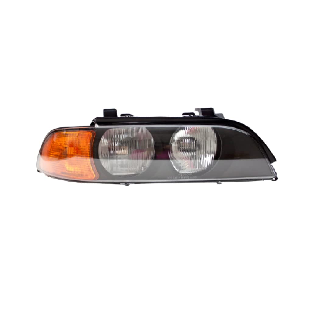 BMW 540i Headlight Assembly Passenger Side 1999-2000 (BM2503118) - Complete with Bulbs | Perfect for Night Driving & Auto Restoration Projects