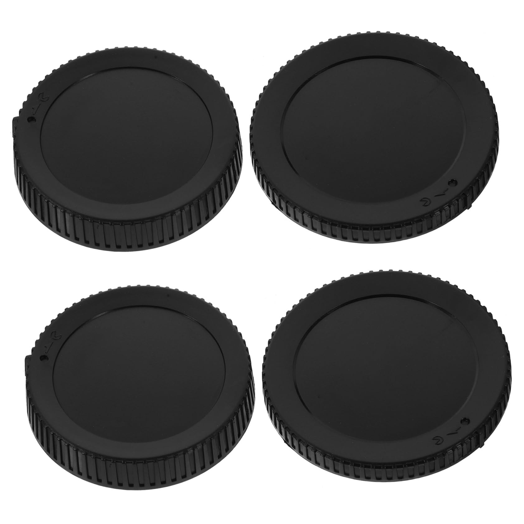 Mikikit 5-Pack Camera Lens Cap Set - Dust Proof Front & Rear Lens Caps Replacement for DSLR, Mirrorless Cameras - Perfect for Travel, Photography & Outdoor Shooting