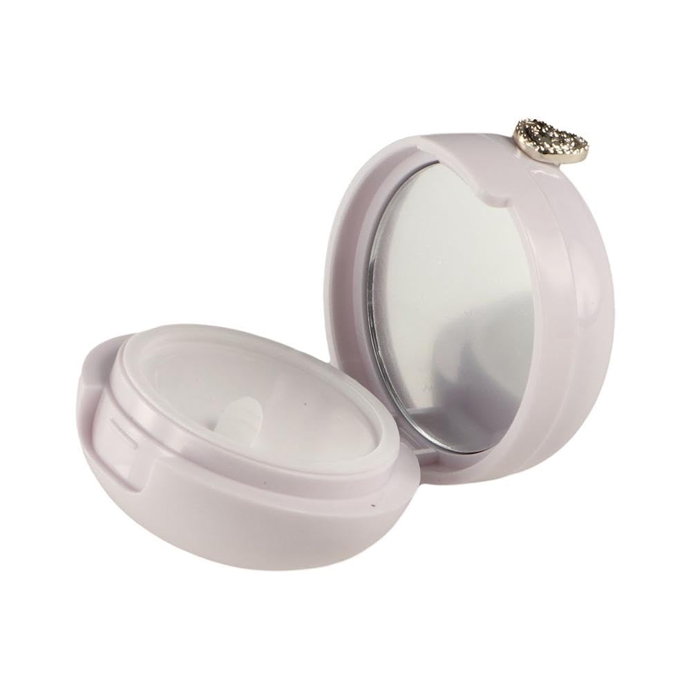 Empty Refillable Lip Balm Jars with Silicone Brush - Travel-Friendly Lip Mask Containers & Small Mirror - DIY Cosmetic Storage for Women | Perfect for Home, Travel & Gift Giving