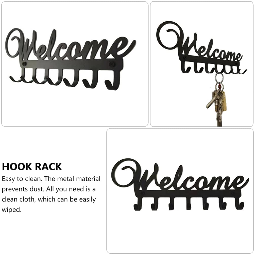 1PC Heavy Duty Wall Mounted Key Hook - Durable Stainless Steel Hanger for Keys, Coats & Hats - Perfect for Living Room, Bathroom, Kitchen & Entryway Organization