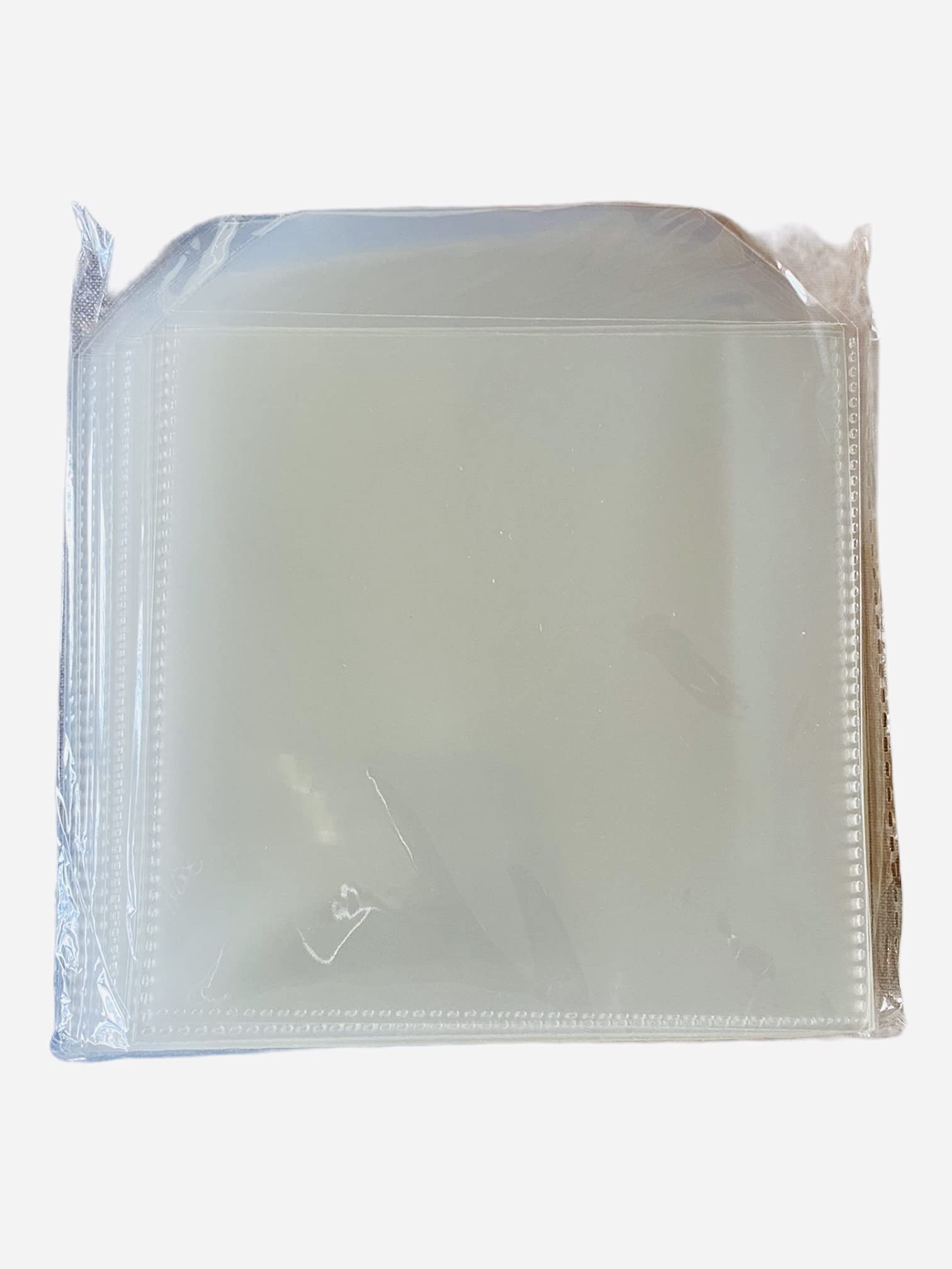 100 Pack Clear Plastic CD DVD Disc Sleeve Covers - 150 Micron Thick Protective Cases for Storage & Organization | Perfect for Home, Office, Music & Movie Collections