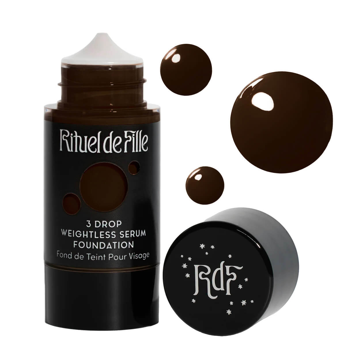 Rituel De Fille 3 Drop Weightless Serum Foundation - Lightweight Liquid Makeup for Flawless Coverage | Perfect for Daily Wear & Special Occasions