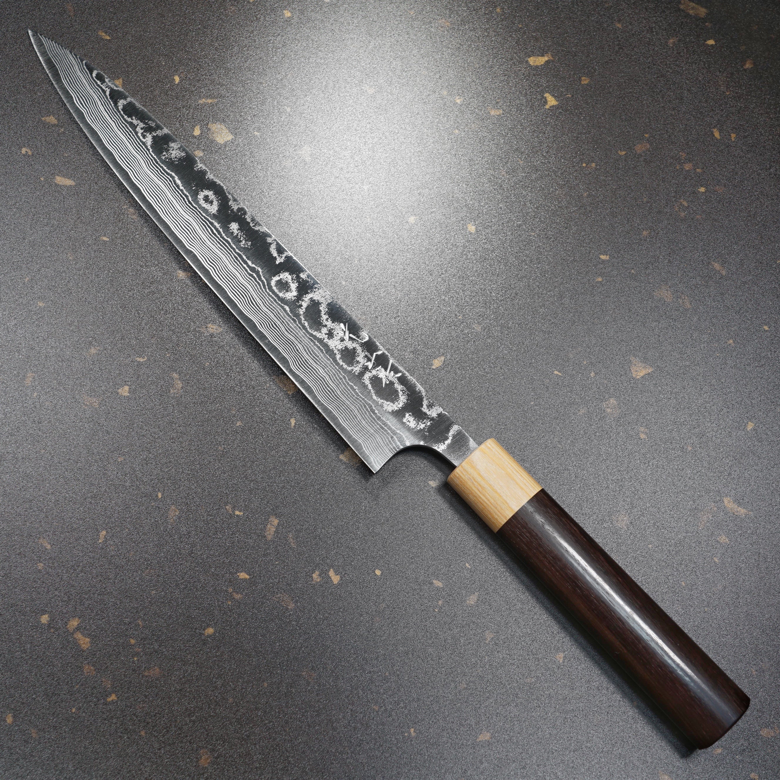 Premium Yuta Katayama VG10 Damascus Sujihiki Knife 240mm - Japanese High-Carbon Steel Slicing Knife with Rosewood Handle - Perfect for Sushi, Sashimi & Meat Carving