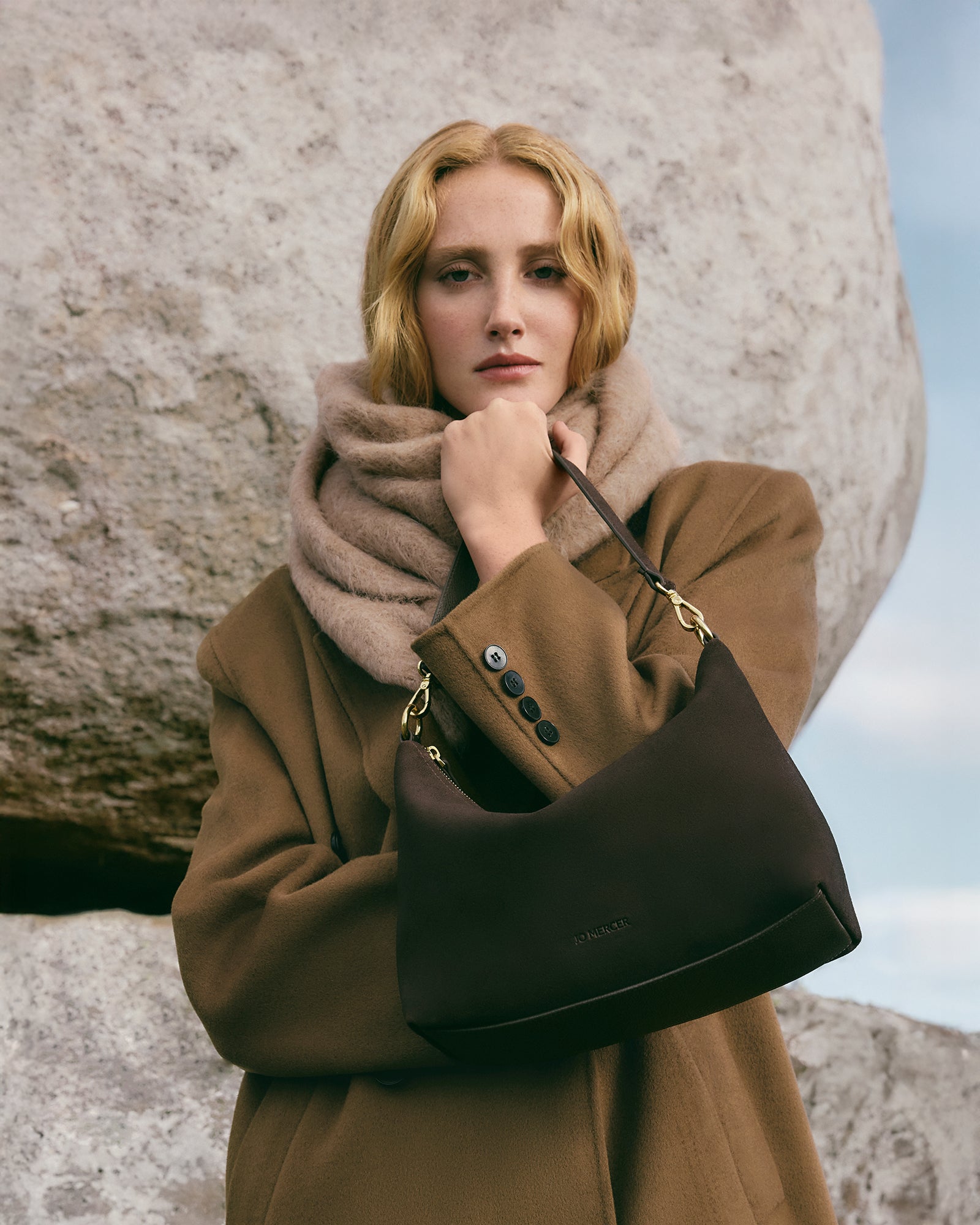 MATISSE CROSSBODY BAG BITTER CHOCOLATE SUEDE - Stylish Leather Shoulder Purse for Women, Perfect for Work, Travel & Everyday Use