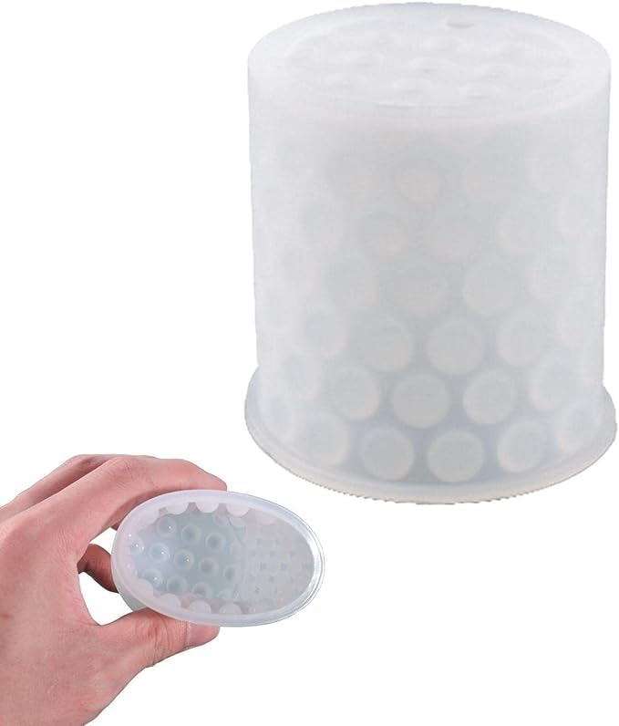 Premium Silicone Candle Molds for DIY Candle Making - 7x6.5cm Reusable Epoxy Resin Molds for Wax Candles, Soap Making, Polymer Clay & Craft Projects - Perfect for Home Decor, Gifts & Relaxation