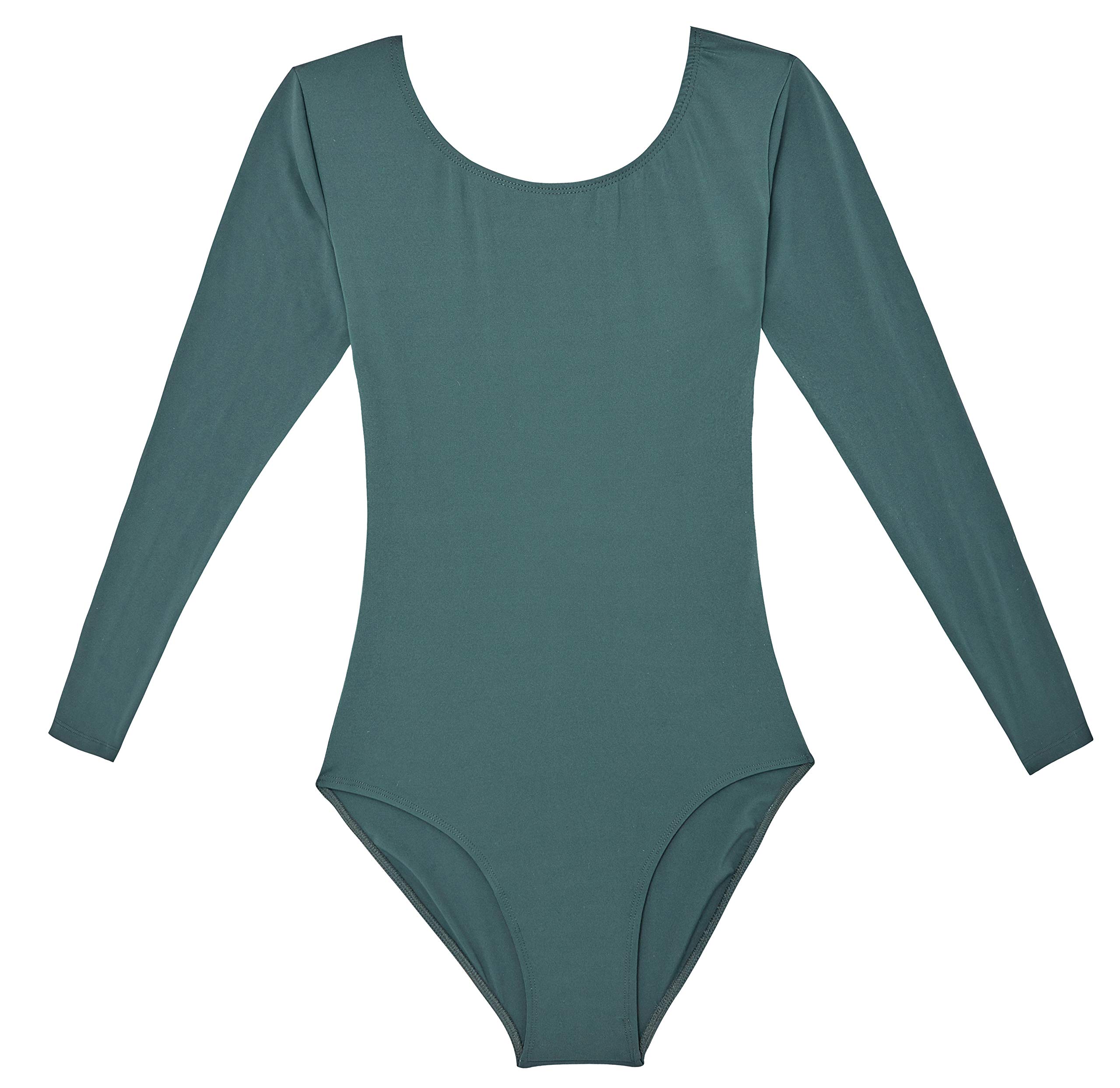 DANSHOW Women's Long Sleeve Ballet Leotard - Stretch Dance Top for Ballet, Jazz & Contemporary - Perfect for Adult Dance Classes, Performances & Workouts