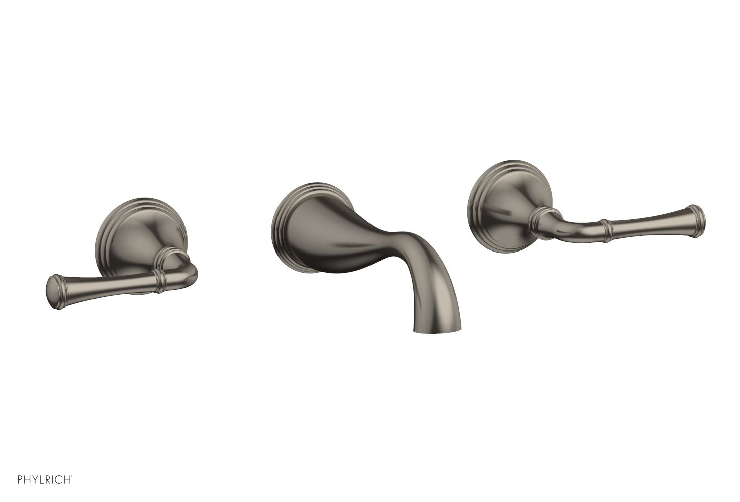 3RING Wall Tub Set D1205 - Modern Bathroom Faucet with 3-Handle Design for Sink and Bathtub, Perfect for Home Renovation and Luxury Bathroom Upgrade