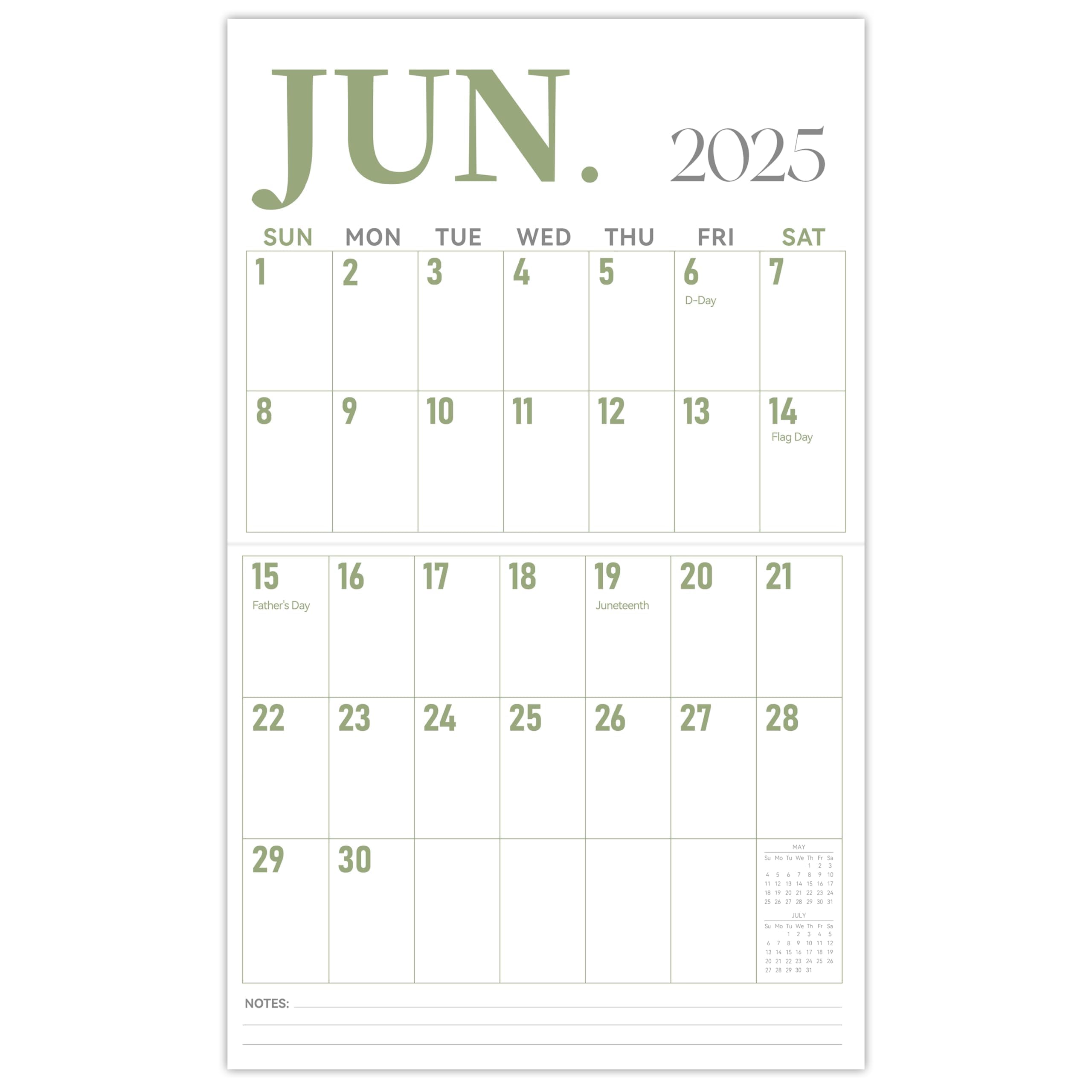 GuassLee 2025-2026 Large Wall Calendar 23