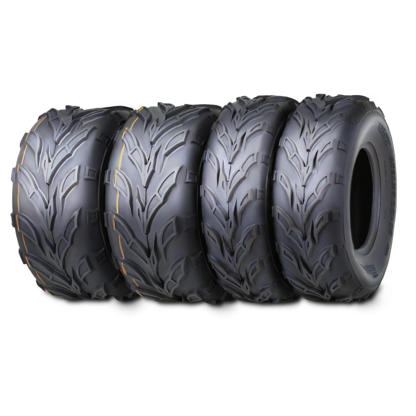 **WANDA 22x7-10 & 22x10-10 ATV Tires Complete Set for Yamaha Big Bear 250 & Bruin 250 Sport - Off-Road, Mud, Trail Riding**