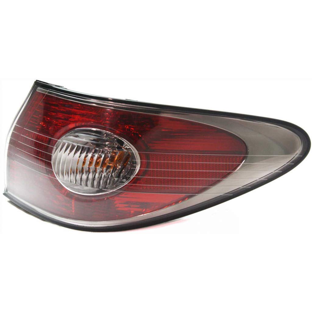 Lexus ES300 Tail Light Assembly 2002-2003 Passenger Side with Bulbs Included (LX2801124 | 81551-33280) - Perfect Replacement for Damaged or Broken Tail Lights