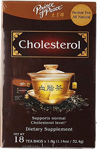 Prince of Peace Cholesterol Herbal Tea - 4 Pack (18 Tea Bags Each) | Natural Cholesterol Support | Traditional Chinese Medicinal Tea for Heart Health | Perfect for Daily Wellness & Relaxation Rituals