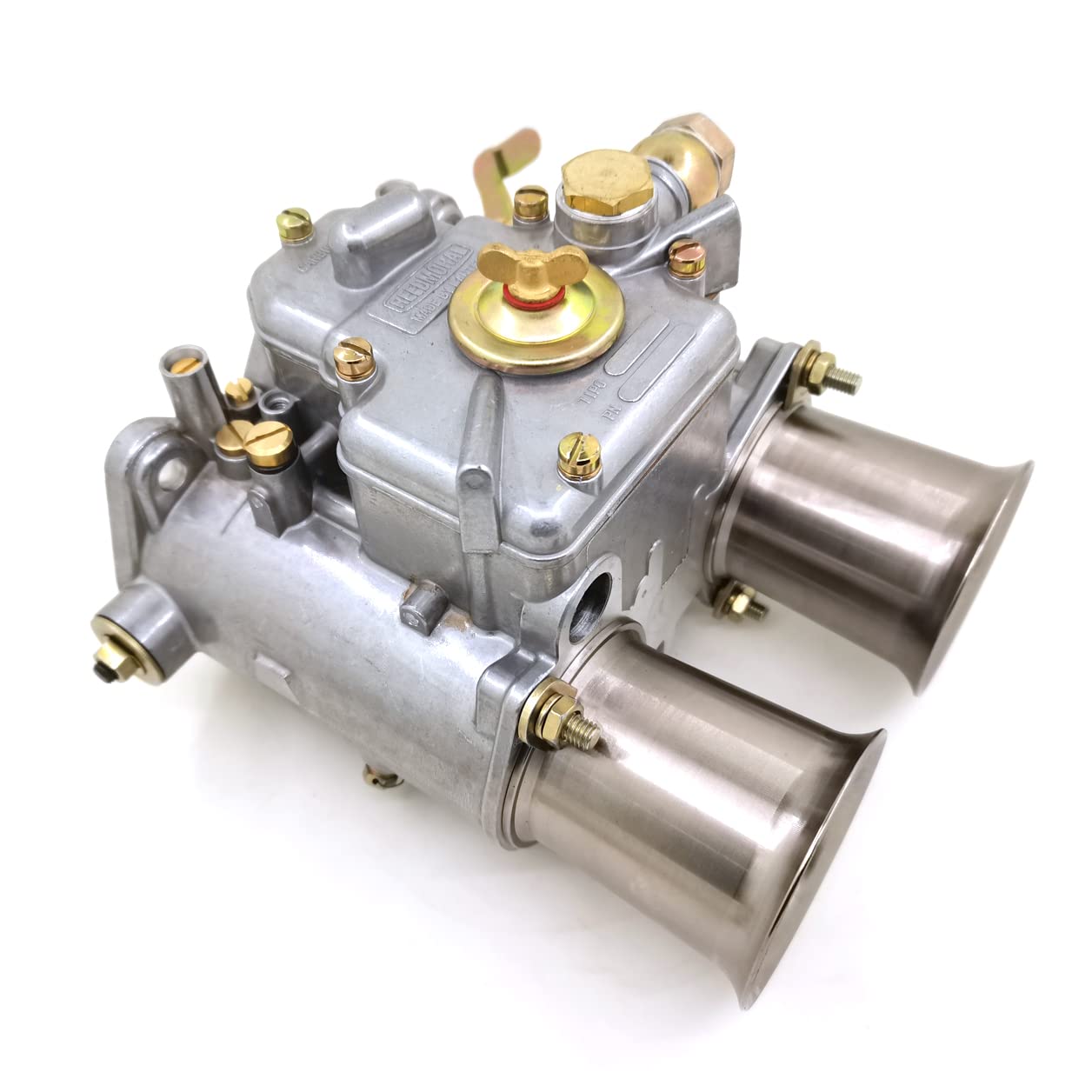 Original Weber 48DCOE Carburetor with Air Horn - Genuine Part #19630.007 - High-Performance Upgrade for Classic Cars & Hot Rods