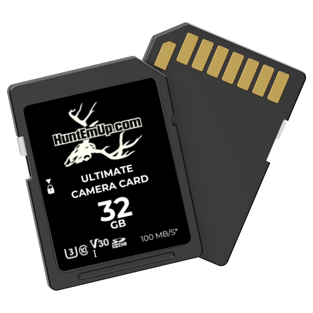 Cuddeback Cuddelink 2 Long Range IR Remote Trail Cameras - L Series with 2 x 16GB SD Cards & Free Hunters Warehouse Hat - Perfect for Wildlife Monitoring, Hunting, and Outdoor Security Surveillance