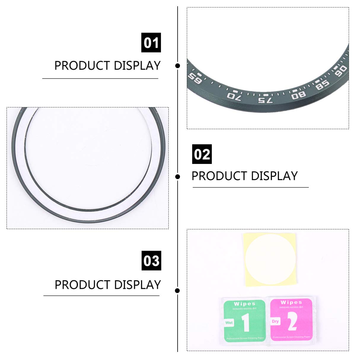 47mm Metal Watch Bezel Case Replacement Tool - Durable Watch Accessory for Rolex, Seiko & More | Perfect for Watch Repair & Customization
