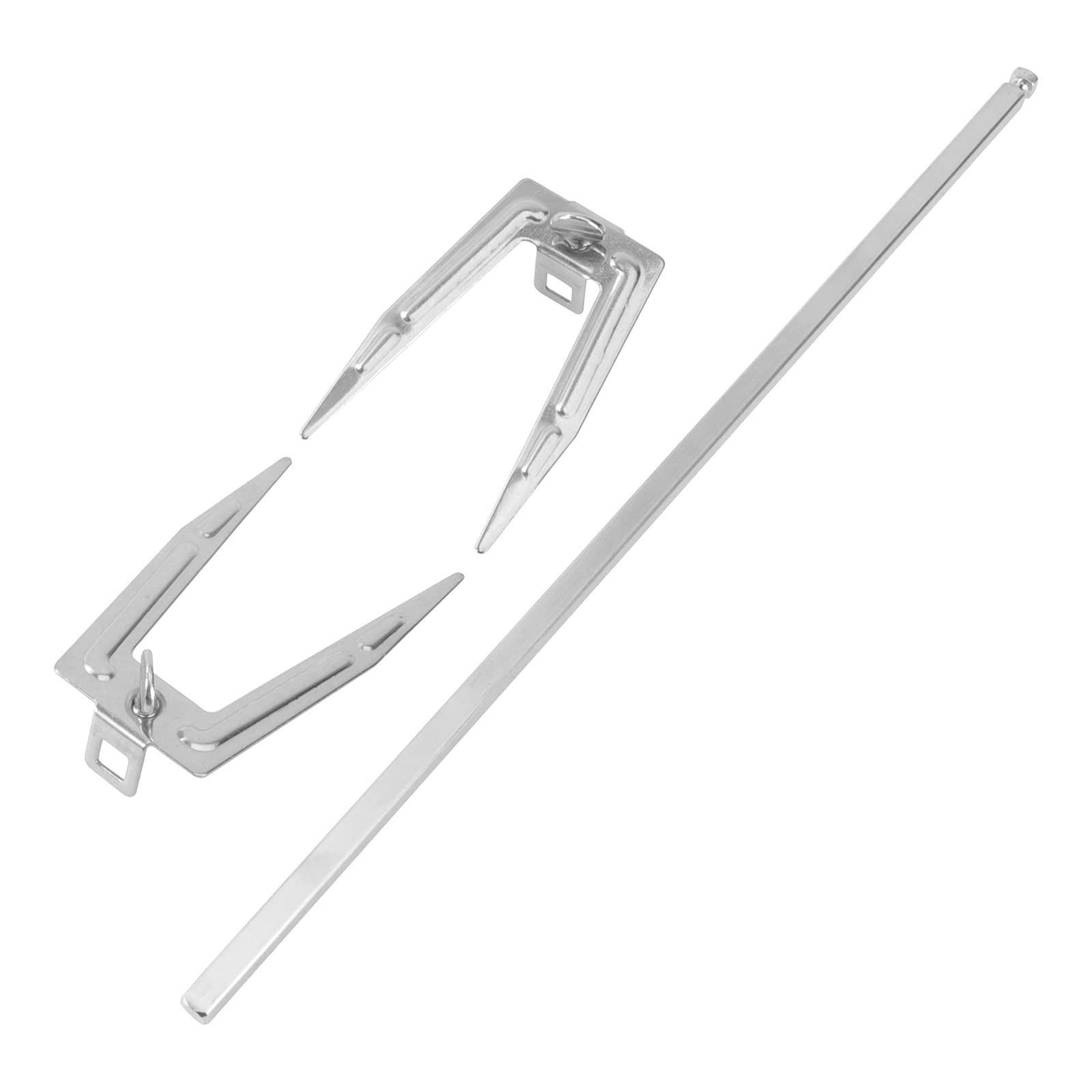 UPKOCH Stainless Steel Rotisserie Fork for Air Fryer - Rotating Grill Accessory for Perfectly Roasted Chicken - Ideal for Air Fryer Cooking, BBQ, and Family Gatherings