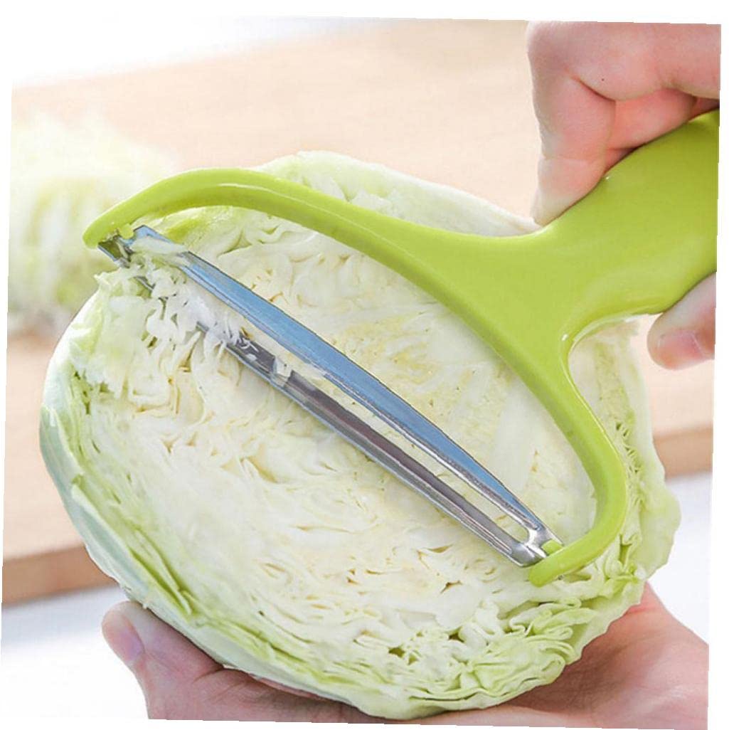 Premium Stainless Steel Cabbage Grater & Vegetable Slicer - Multi-Purpose Potato Peeler, Salad Maker for Kitchen - Perfect for Meal Prep, Coleslaw, and Healthy Cooking