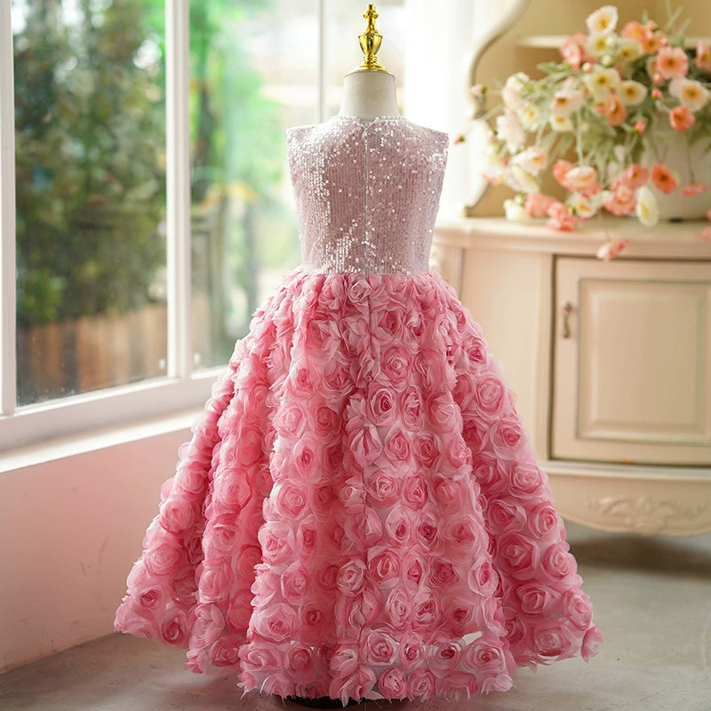 Adorable Baby Girl Pageant Dress for Toddlers - Elegant Princess Birthday Party Gown | Perfect for Pageants, Photo Shoots & Special Occasions