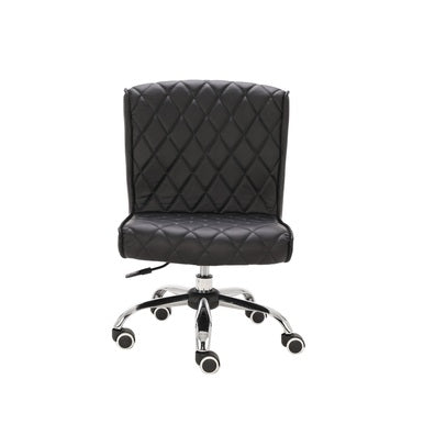 Delia Adjustable Pedicure Stool with Backrest - Portable Foot Spa Stool for Nail Salon, Home Pedicure & Manicure - Comfortable & Ergonomic Design for Professionals & DIY Beauty Care
