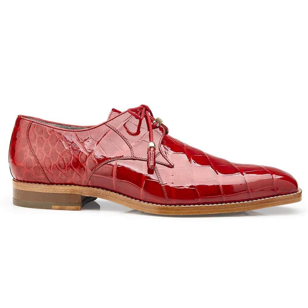 Genuine Alligator Leather Oxford Shoes for Men with Tassel Laces - Size 13 Medium (13-M) - Premium Dress Shoes for Business, Formal Occasions & Wedding Events