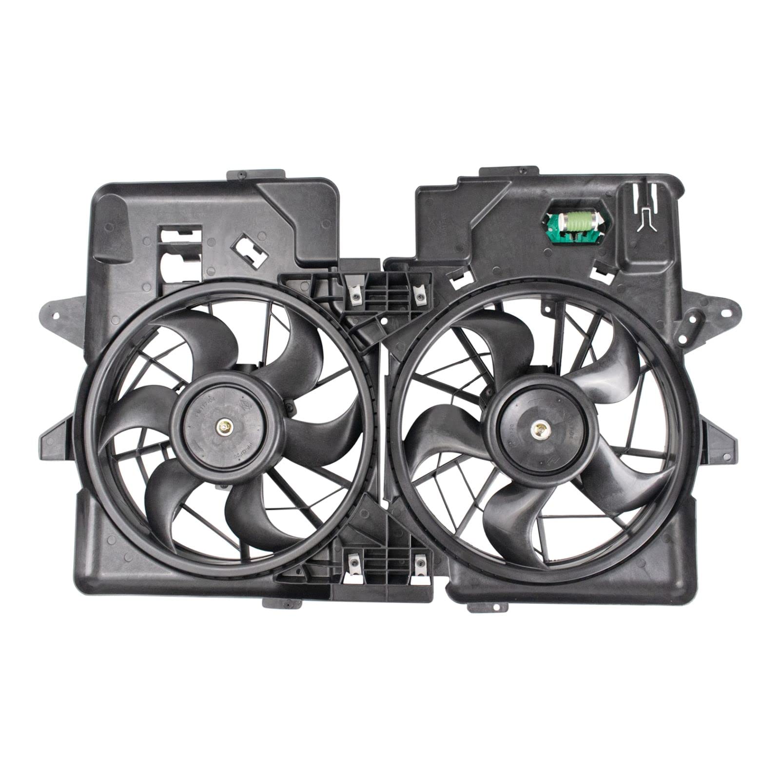 Dual Radiator Cooling Fan Assembly Replacement for 2005-2007 Ford Escape, 2005-2006 Mazda Tribute & Mercury Mariner - MA3115129 - Perfect for Engine Overheating Prevention & Summer Driving
