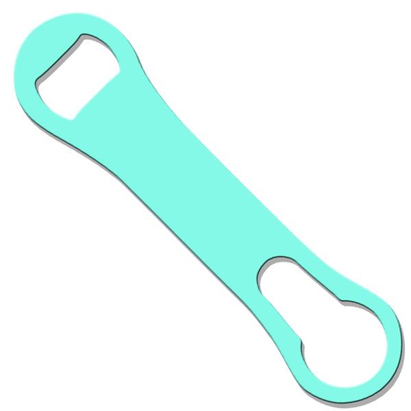 Bright Colors Kolorcoat™ V Rod® Bottle Opener - Durable & Rustproof for Outdoor BBQs, Camping & Parties (6-Pack)