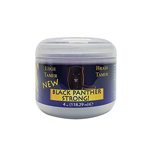 Black Panther Strong Diamond Edges Braids Edges Locs & Twist Controller 4 Oz - Hair Gel for Natural Hair, Protective Styles & Edge Control - Perfect for Braiding, Twists, Locs & Everyday Styling
