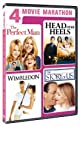 4 Movie Collection DVD - Romantic Comedy Films Set | Perfect for Date Nights & Movie Marathons