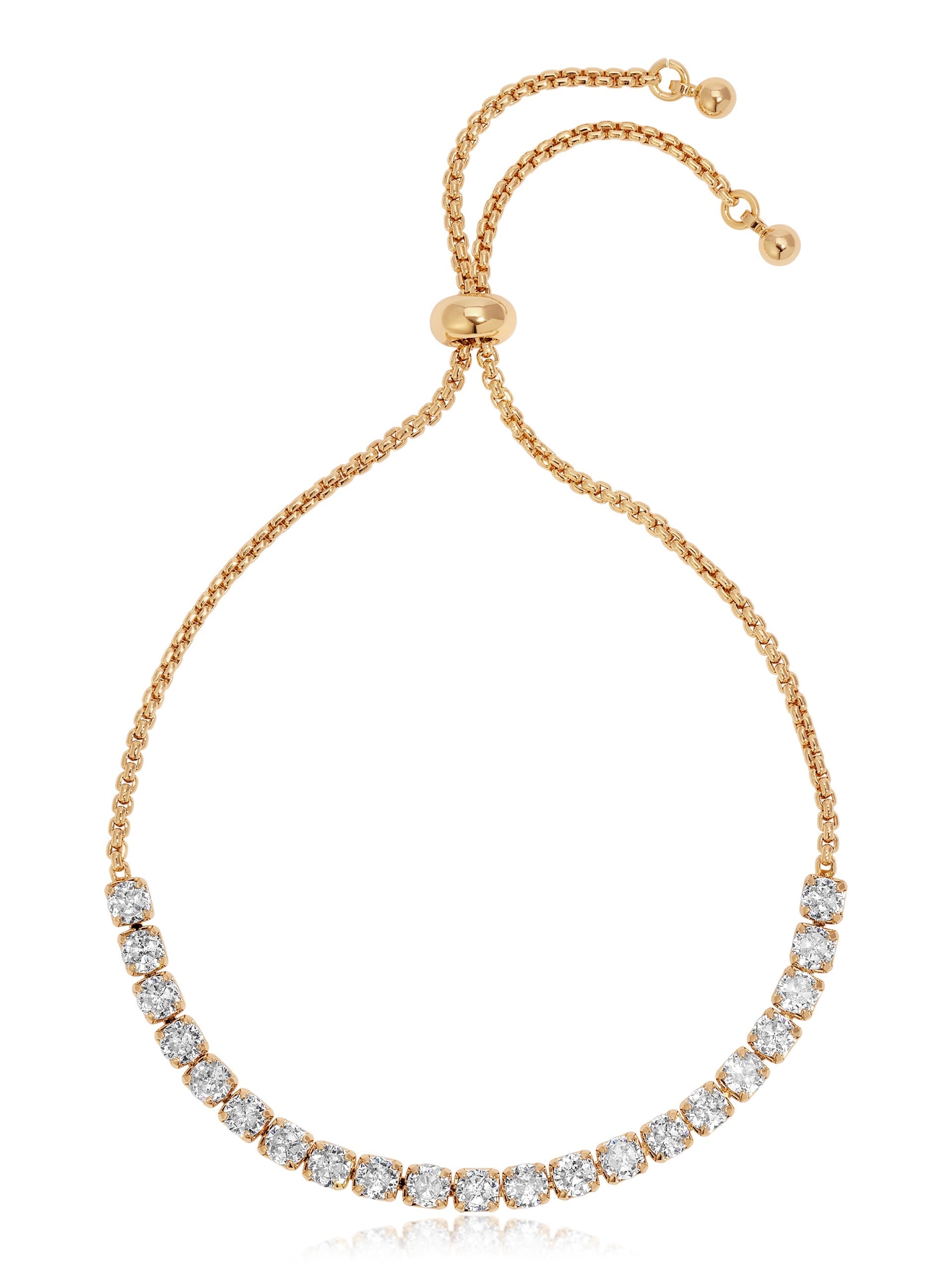 Elegant Adjustable Crystal Bracelet for Women - Sparkling Dainty Jewelry Gift for Birthday, Anniversary & Special Occasions