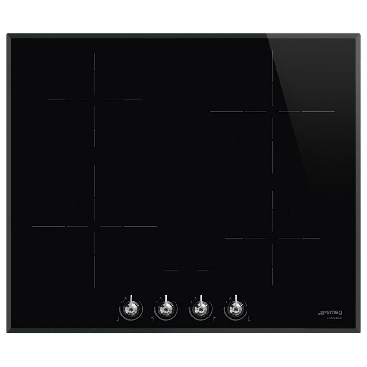 Smeg SI364BM 60cm Built-in Induction Cooktop - Fast Heating, Energy Efficient, Touch Control - Perfect for Modern Kitchens & Home Chefs