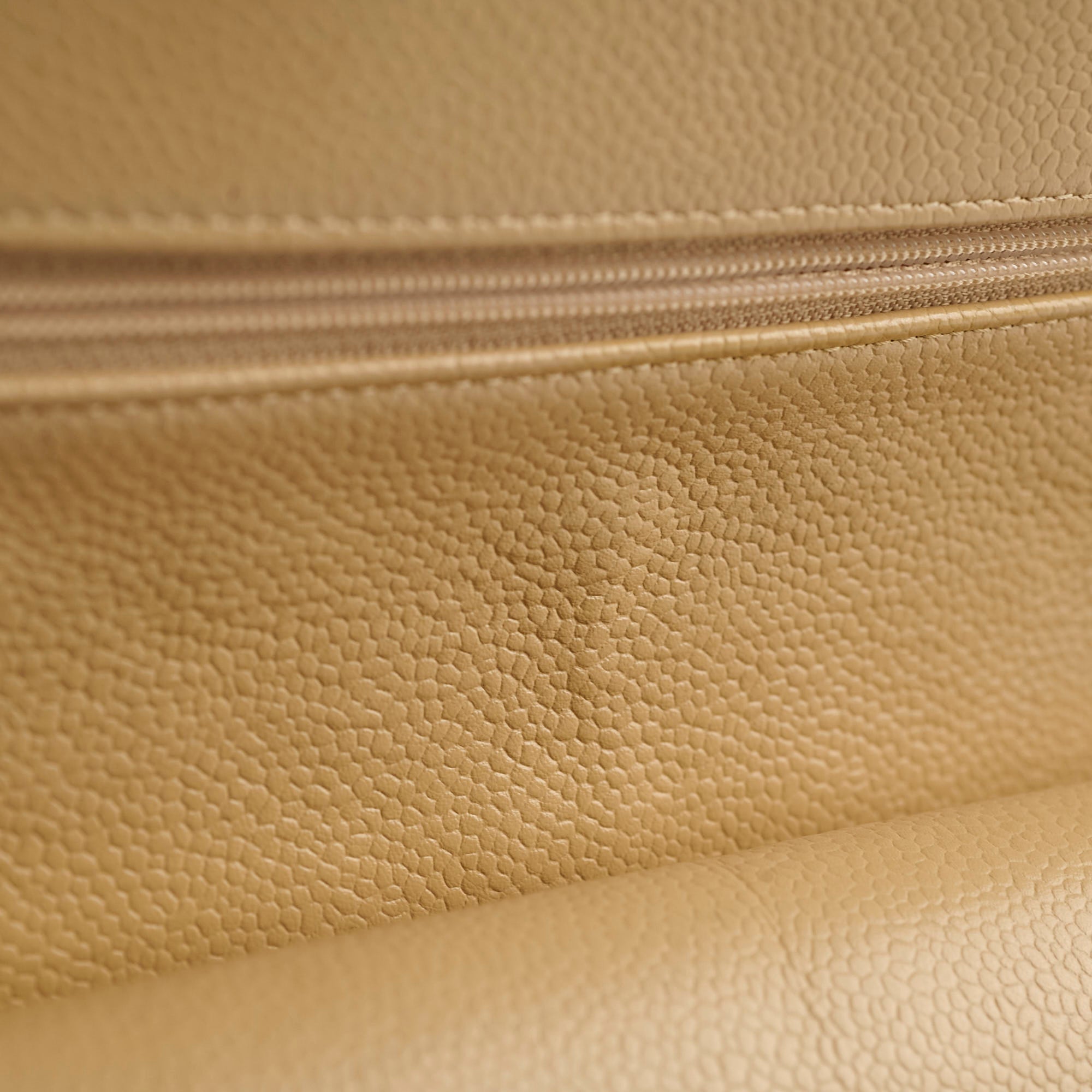 Chanel Medium/Large Caviar Double Classic Flap Bag in Beige - Luxury Handbag for Women, Perfect for Work, Parties & Everyday Use