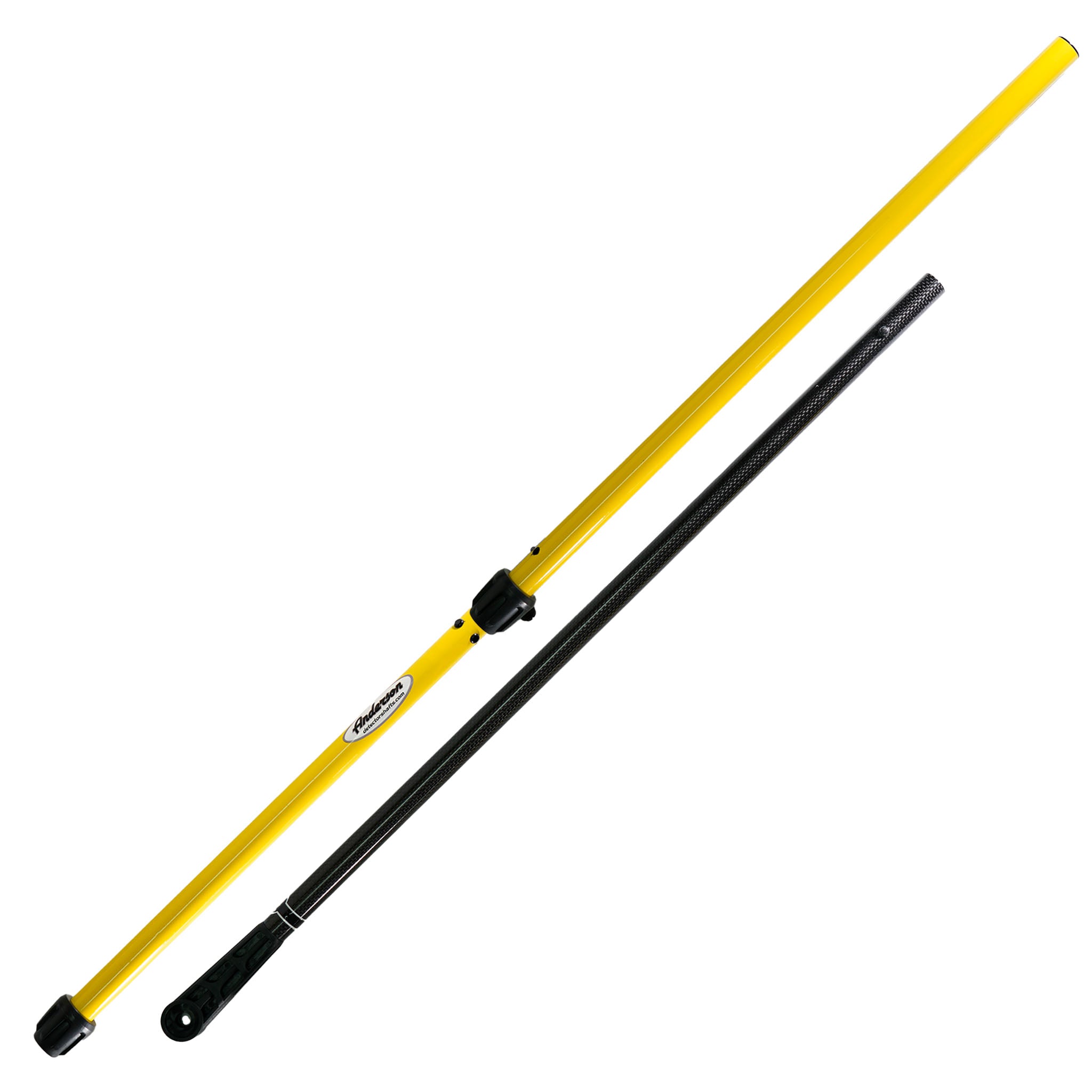 Anderson Minelab Gold Monster Carbon Fiber Travel Shaft - Lightweight & Durable Metal Detector Accessory (Black/Yellow/Green/Blue) for Gold Prospecting & Outdoor Treasure Hunting
