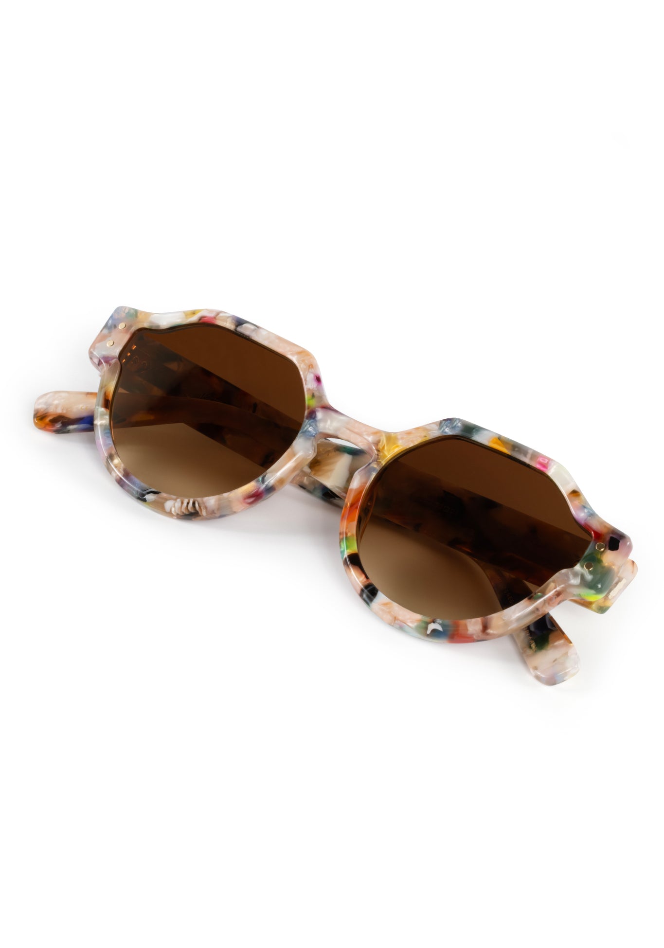 Astor Gelato Sunglasses - Polarized UV Protection for Women & Men - Stylish Retro Round Frame for Beach, Driving & Outdoor Activities