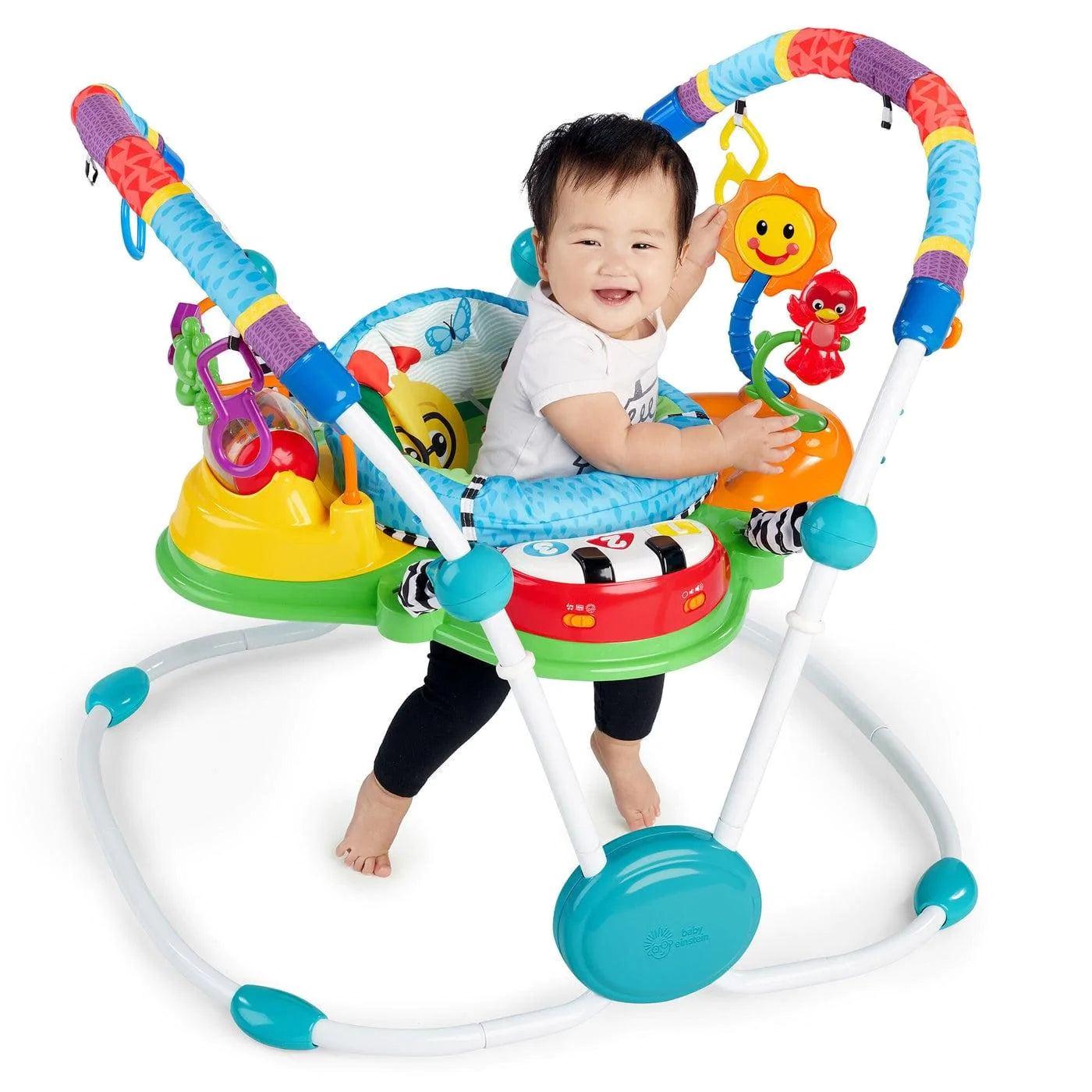 Baby Einstein Neighborhood Friends Activity Jumper - Interactive Baby Bouncer with Lights & Music for Early Learning - Perfect for Playtime, Nursery, and Developmental Stimulation
