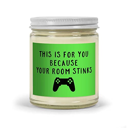 Funny Candles for Teen Boys - Unique Stocking Stuffers & Gaming Gifts for 16th Birthday - Perfect Birthday Present for Son | Great for Parties, Gaming Rooms & Teen Decor