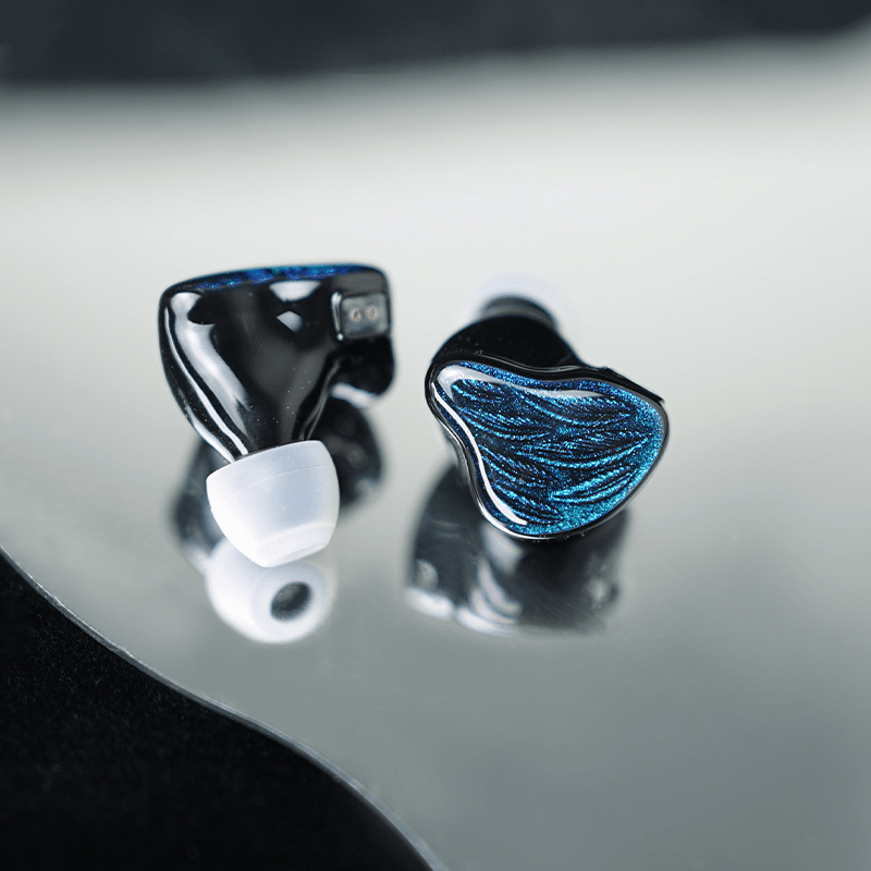 BGVP Feather 1 DD +4 BA Hybrid Drivers IEM - High Fidelity In-Ear Monitors for Audiophiles, Musicians & Gamers - Perfect for Studio Recording, Live Performances & Gaming Sessions