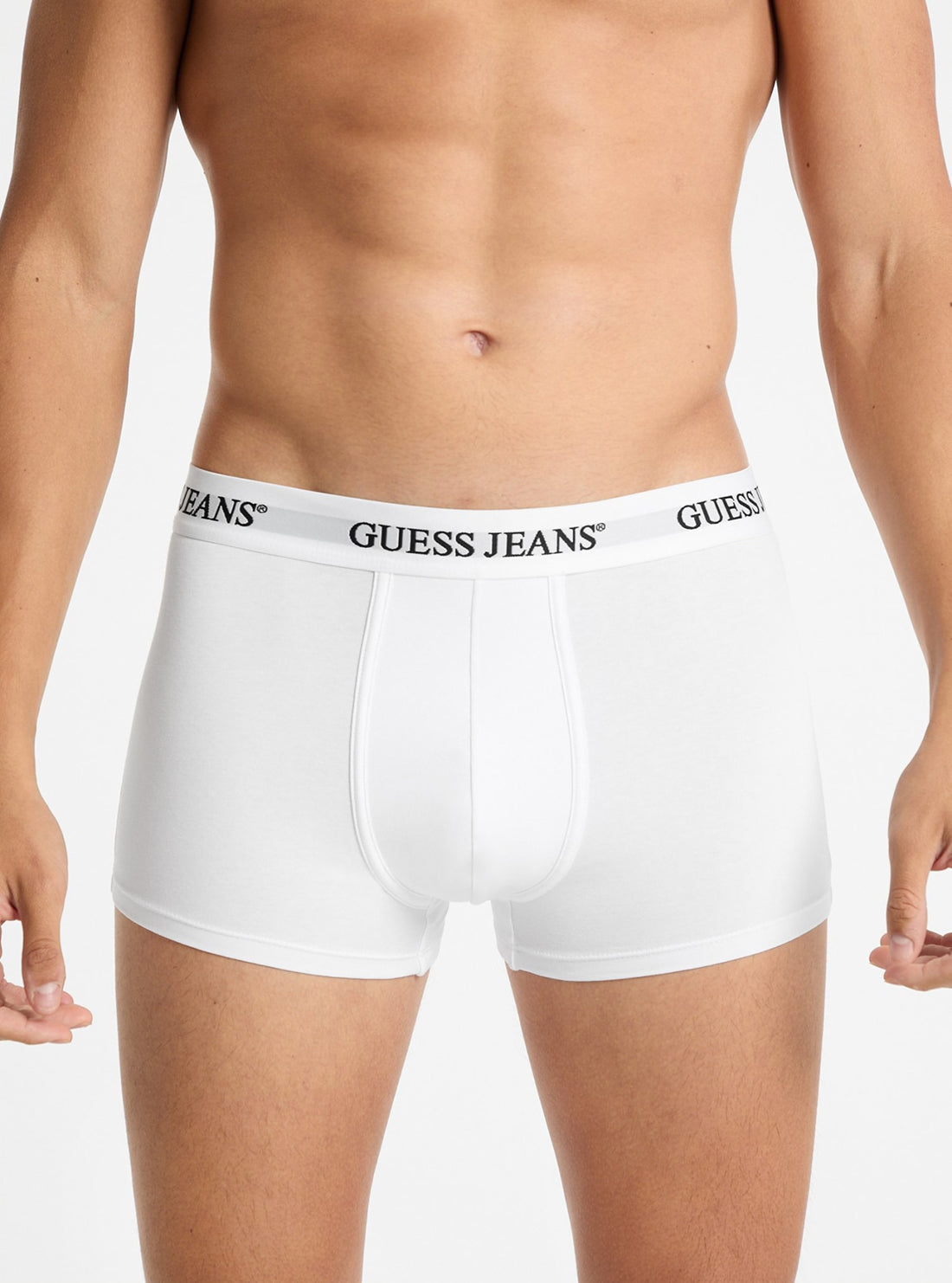 Guess Women's White Cotton 2-Pack Trunks - Soft Comfort Underwear for Everyday Wear & Travel