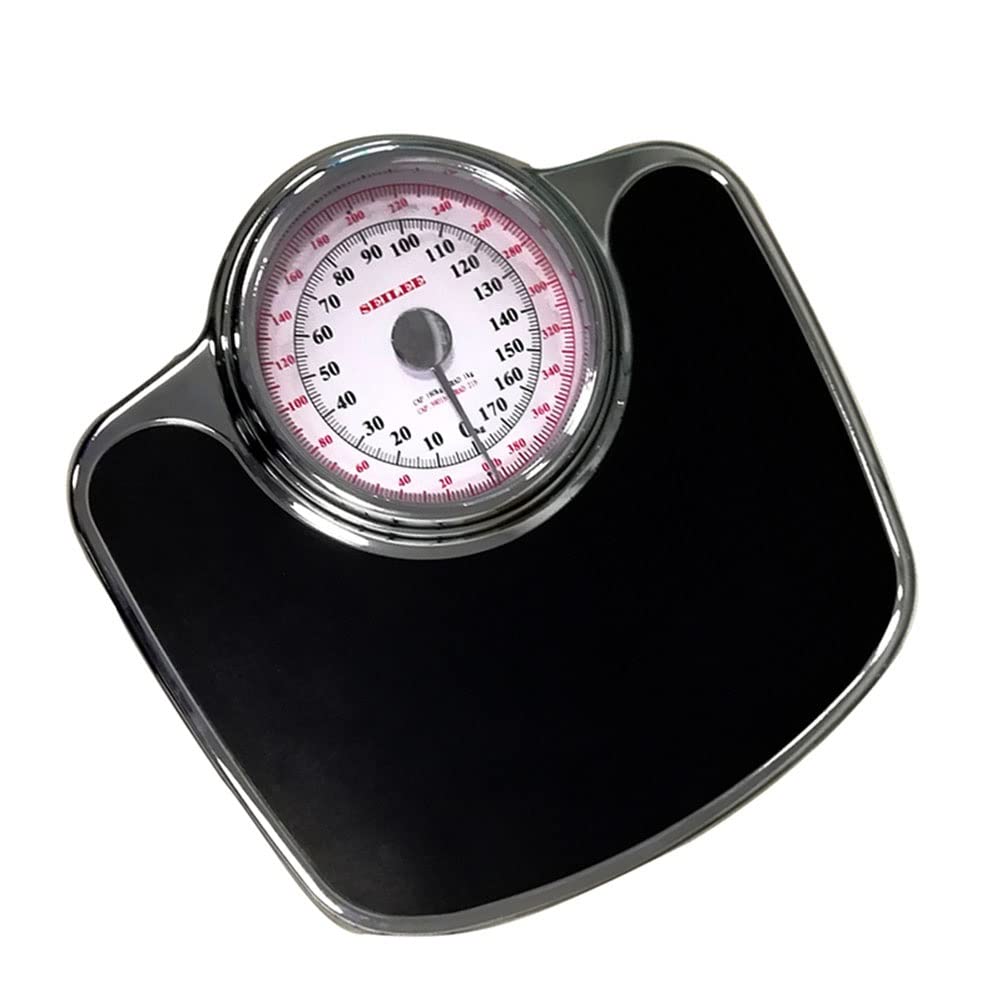 **Mechanical Bathroom Scale - No Battery, Non-Slip, Easy to Read - Fast & Accurate Body Weight Scale for Home, Gym, Hotel, Bathroom - Perfect for Swimming Pool and Bath Use**
