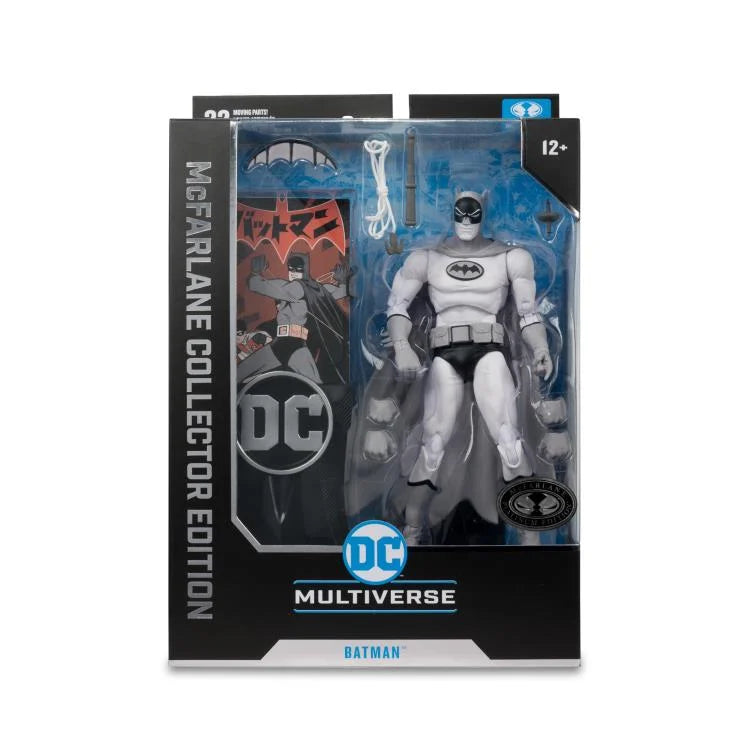 DC Multiverse Batman Manga Collector Edition Platinum (Chase) - Exclusive Action Figure for DC Comics Fans & Collectors - Perfect for Display, Gifts, and Comic Book Collections