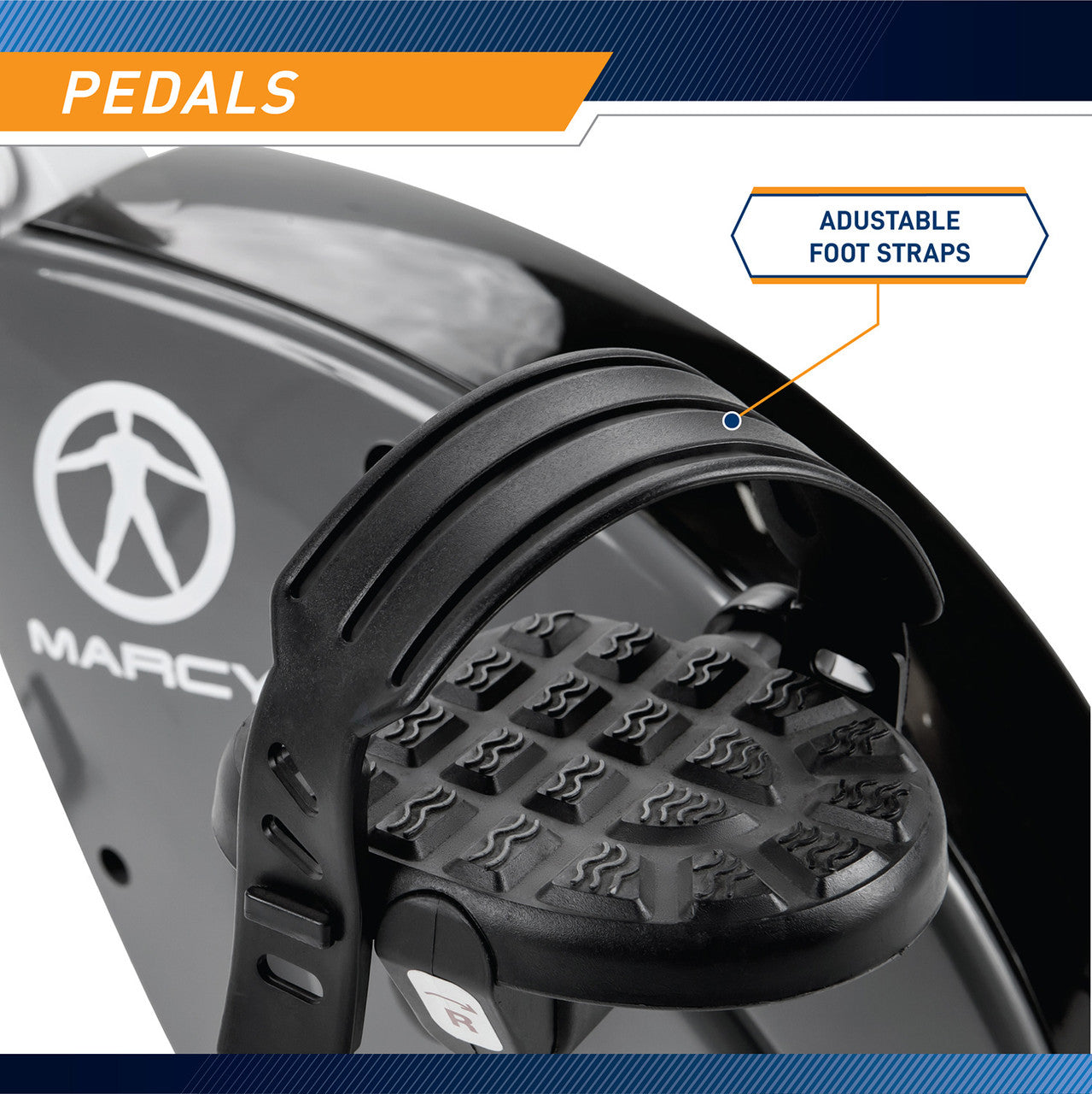 Foldable Upright Exercise Bike for Home Gym - Marcy NS 652 | Compact Cardio Workout Equipment for Small Spaces | Perfect for Apartment, Office & Indoor Cycling Training