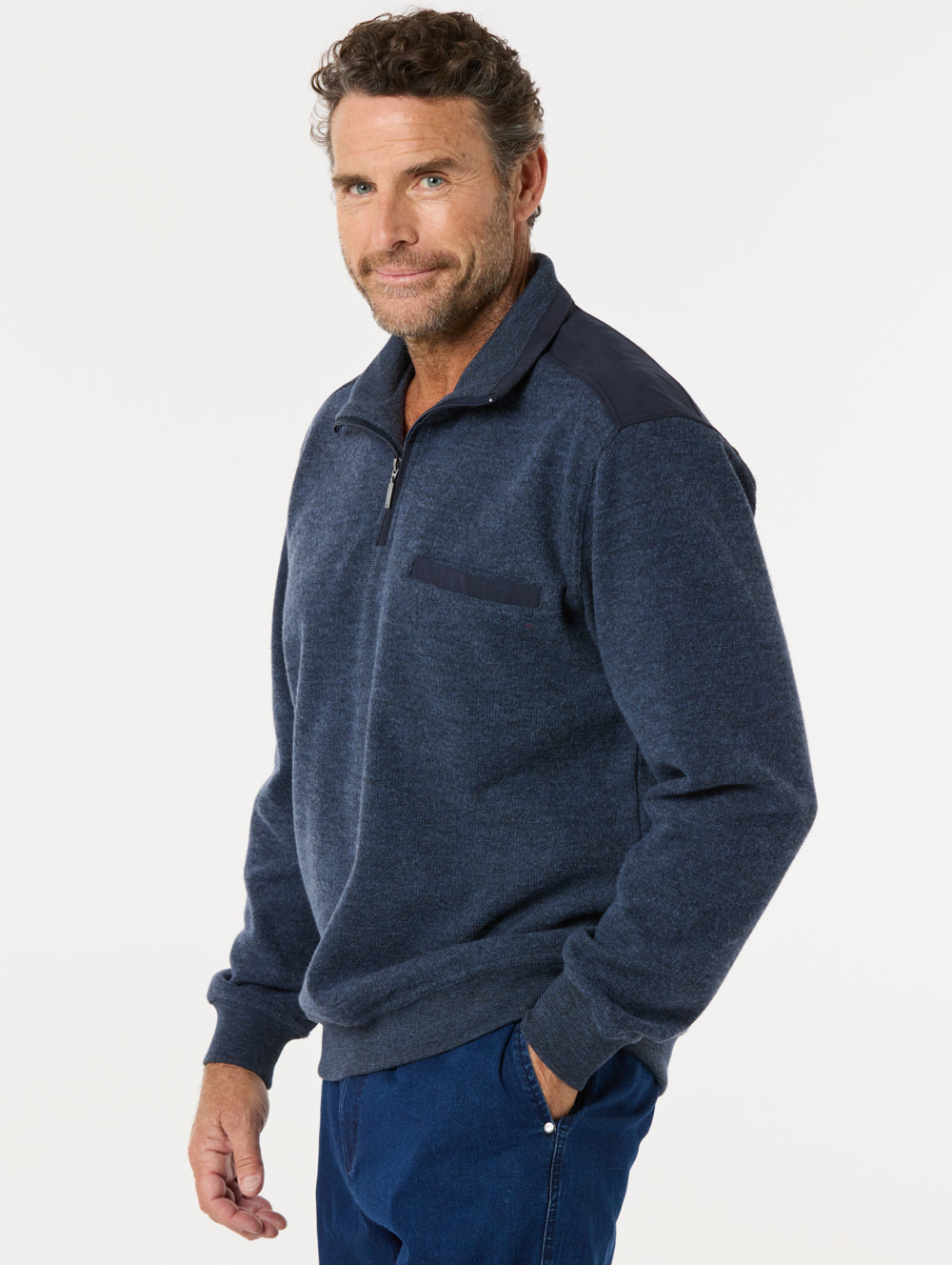 Jude Half Zip Sweatshirt for Men & Women | Soft Fleece Pullover | Casual Winter Wear for Outdoor Activities & Lounge Comfort
