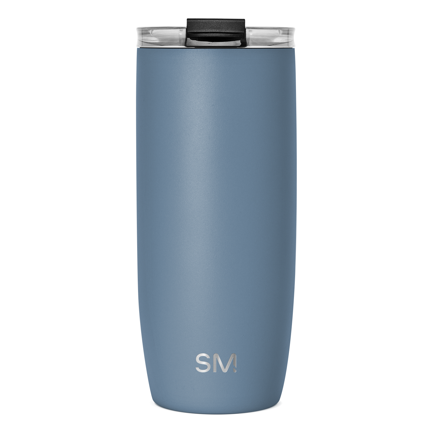 Voyager 20oz Insulated Tumbler with Clear Flip Lid & Straw - Leakproof Stainless Steel Travel Mug for Hot & Cold Drinks - Perfect for Office, Gym, Hiking & Outdoor Activities